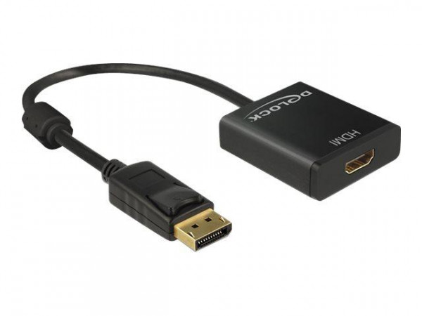 Displayport Adapter Delock DP -> HDMI St/Bu 4K Aktiv