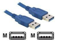 USB Kabel Delock A -> A St/St 3.00m blau