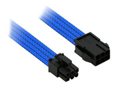 Kabel Nanoxia 6er PCI-E Verlängerung, 30 cm, blau