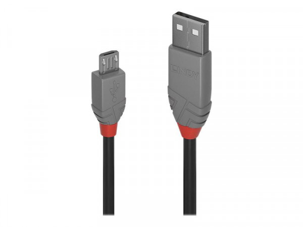 Lindy USB 2.0 Kabel Typ A/Micro-B Anthra Line M/M 5m