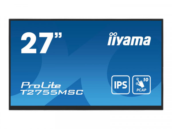 IIYAMA 68.6cm (27") T2755MSC-B1 16:9 M-Touch HDMI+DP
