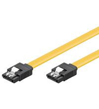 Goobay S-ATA Kabel 6GBits Clip 0,5m, gelb, bulk