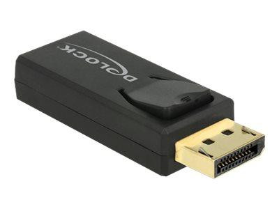 DisplayPort Adapter Delock DP -> HDMI St/Bu 4K Passiv schwar