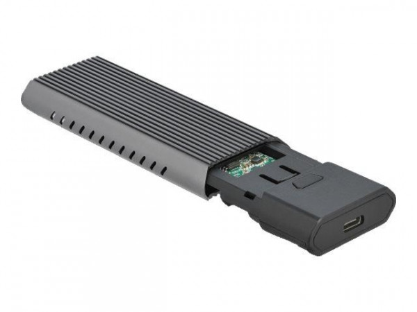 DELOCK Ext USB Typ-C Combo Gehäuse M.2 NVMe PCIe SATA SSD wf
