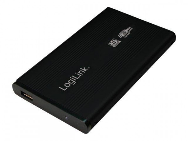 LogiLink Geh. 6.3cm (2,5") USB 3.0/SATA Black ALU o. NT