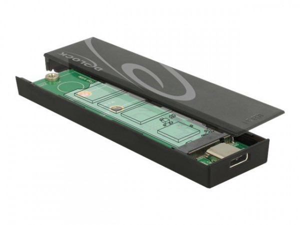 DELOCK Gehäuse ext. M.2 SSD > SuperSpeed USB-C 3.1 Gen2 Bu