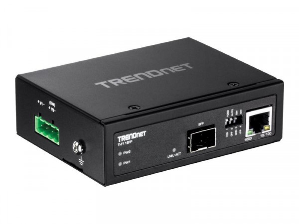 TRENDnet Konverter Industrial 100/1000Base-T SFP Media IP 30