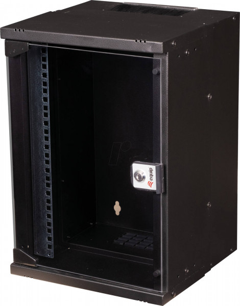 Equip Wandgehäuse 10" 09U 300x300mm Glastür schwarz