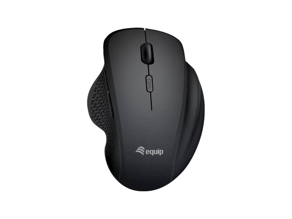 Equip Ergonomische Maus DM 2.4Ghz+BT 6Button R schwarz