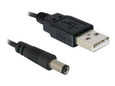 USB Kabel Delock A -> DC 5,5x2,1 St/St 1.00m