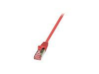 LogiLink CAT6 S/FTP Patchkabel AWG27 PIMF rot 0,50m