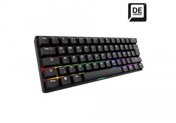 Sharkoon Gaming Tastatur Skiller SGK50S4 Gen2 PBT scw-gel DE