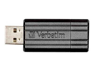 USB-Stick 32GB Verbatim 2.0 Pin Stripe Black retail