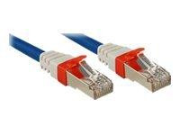 Lindy Patchkabel Cat6(A) SSTP / S/FTP PIMF blau 1.00m 10Gbit