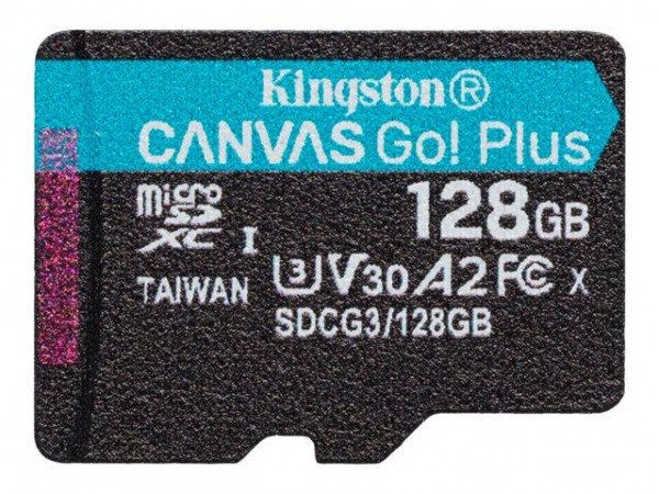 SD MicroSD Card 128GB Kingston SDXC Canvas Go Plus o.A
