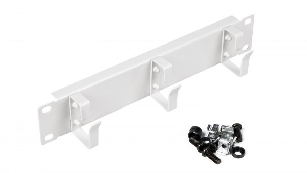 Equip 10" Kabeldurchführung mit Ringeinsatz, 1U grau