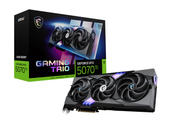 MSI RTX5070TI Gaming Trio OC 16GB GDDR HDMI 3xDP