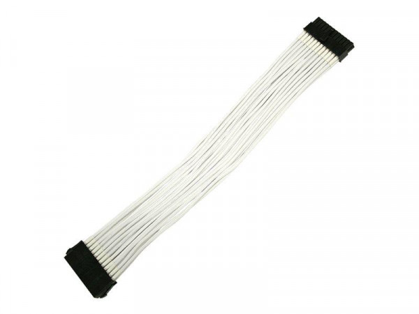 Kabel Nanoxia ATX-Verlängerung, 30 cm, Single, weiß