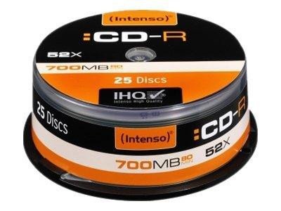 Intenso 25 x CD-R - 700 MB (80 Min) 24x - Spindel