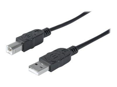 Kabel USB 2.0 A -> B Drucker 1,8m Manhattan
