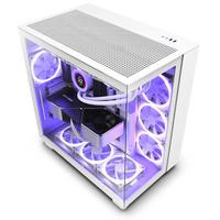 NZXT H9 FLOW ALL White MidiTower Glasfenster