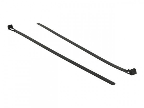 DELOCK Kabelbinder wiederverw. b.85°C 300x7.5mm 100Stk schwa