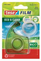 tesafilm Handabroller grün + 1x tesafilm 10m 15mm eco&clear
