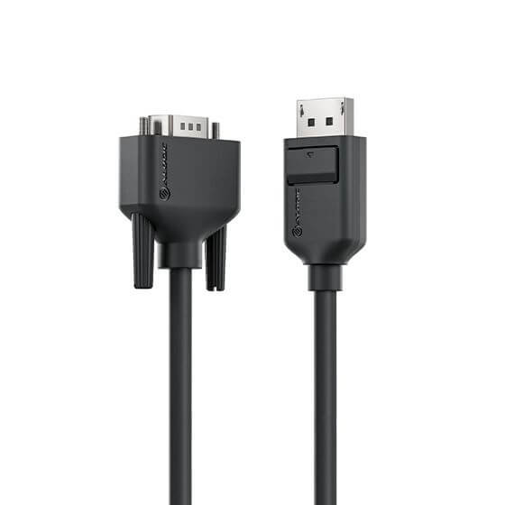Alogic DisplayPort Kabel DPort -> VGA M/M 1m schwarz