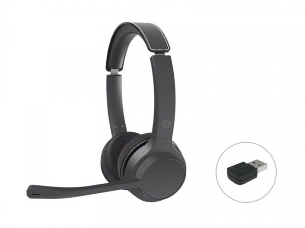 CONCEPTRONIC Headset Wireless Bluetooth inkl USB-Adapter sw