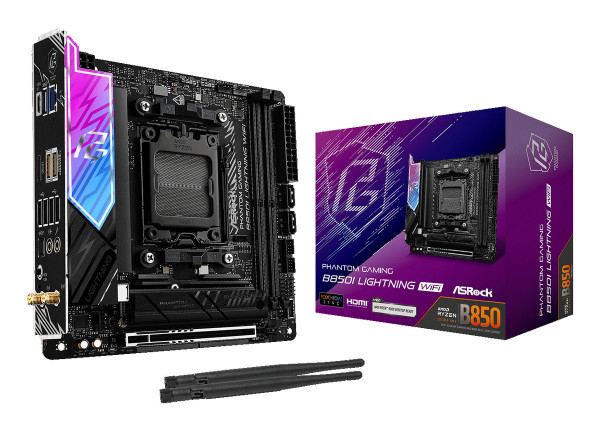 ASRock B850I Lightning WiFi AM5 mITX HDMI/DP DDR5