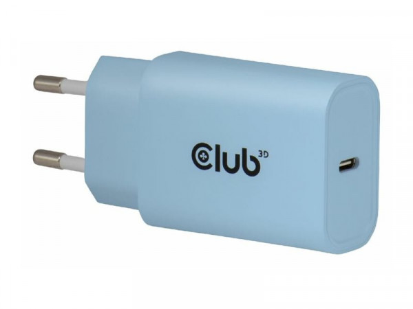 Club3D Lifestyle Ladegerät USB-C 30Watt, 2Stk blau retail
