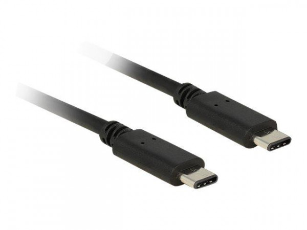 USB Kabel Delock C -> C St/St 0.50m schwarz