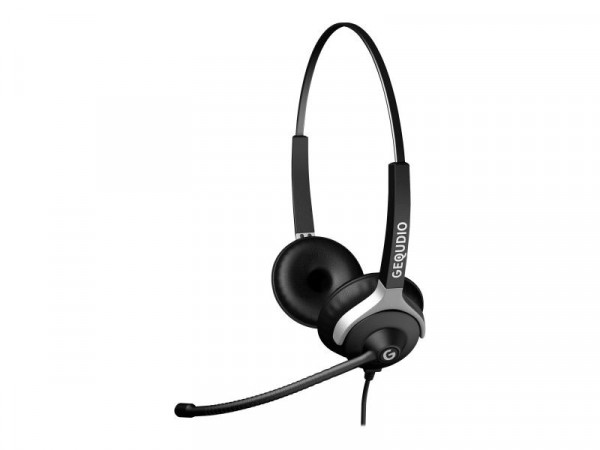 GEQUDIO Headset 2-Ohr für Unify mit Kabel