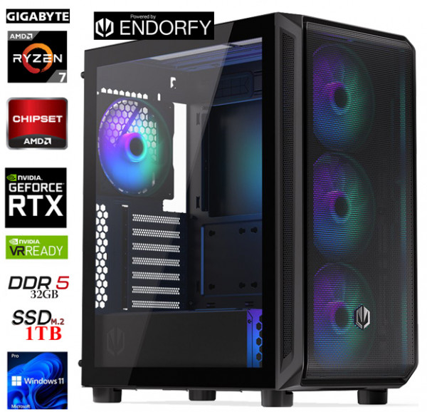 PC GamingLine: AMD Ryzen 7 7800X3D | 32GB | NVIDIA GeForce RTX4070 12G | 1TB M.2 | W11P