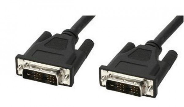 Techly DVI-D Single-Link Kabel St/St schwarz 5m