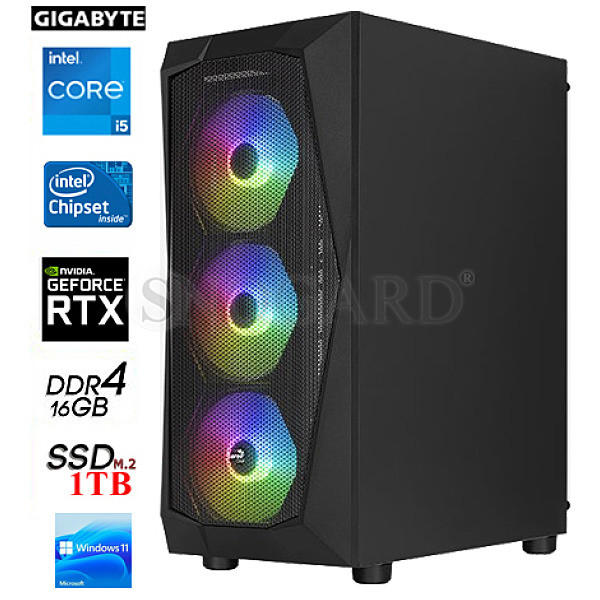 PC GamingLine i5-13400F 16GB-DDR4 RTX4060 1TB-SSD W11Home