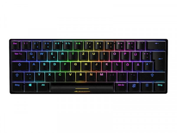 Sharkoon Tastatur Skiller SGK50S4 Gaming schwarz/rot