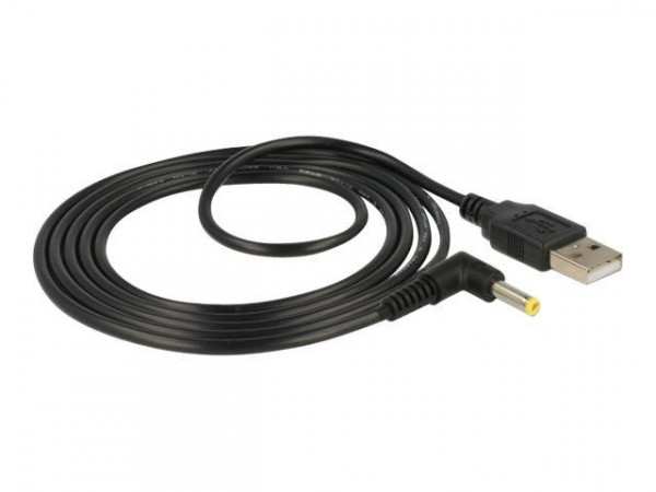 DELOCK Stromkabel USB -> DC 4.0x1.7mm St/St 90Â° 1.5m