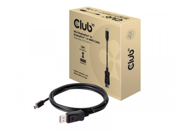 Club3D Kabel MiniDP 1.4 DP 1.4 2m 8K60Hz