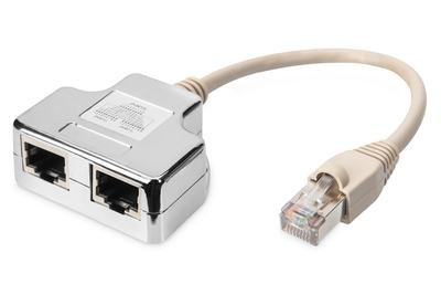 DIGITUS Patchkabel-Adapter, CAT 5e, geschirmt - 1:1