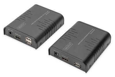 DIGITUS HDMI KVM IP Extender Set, Full HD, 1080p/60Hz