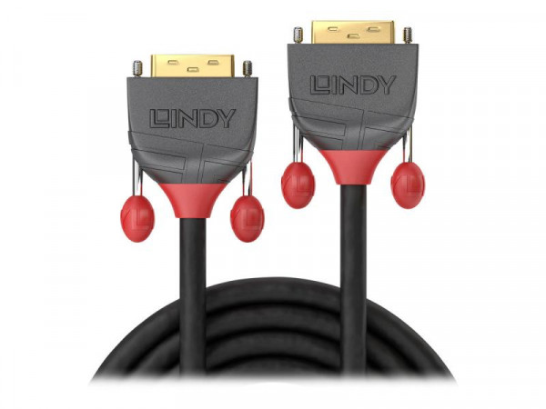 Lindy DVI-D Dual Link Kabel Anthra Line 5m