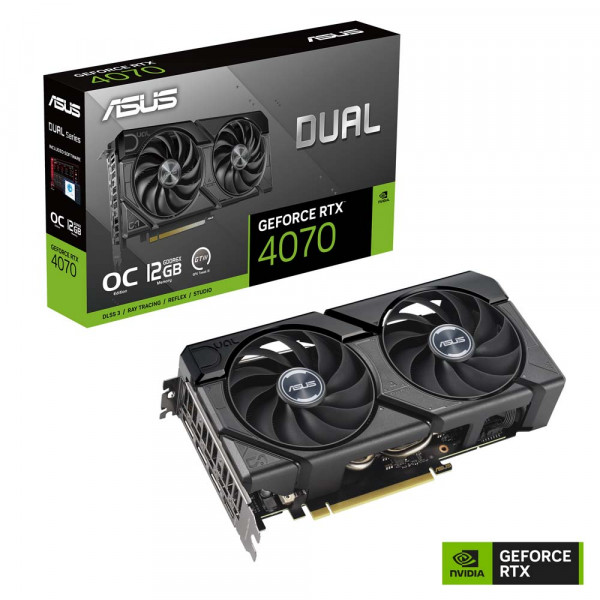 ASUS DUAL-RTX4070-O12G-EVO 12GB GDDR6X HDMI DP