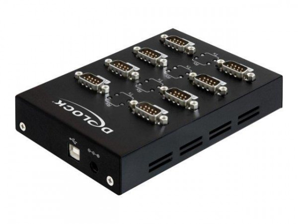 Seriell-Hub Delock 8-Port 1x USB -> 8x D-Sub9 extern