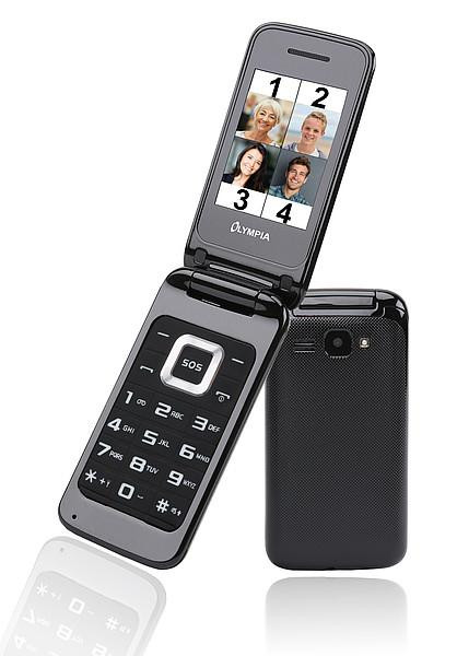 Olympia Mobiltelefon Luna schwarz extragroße Tasten