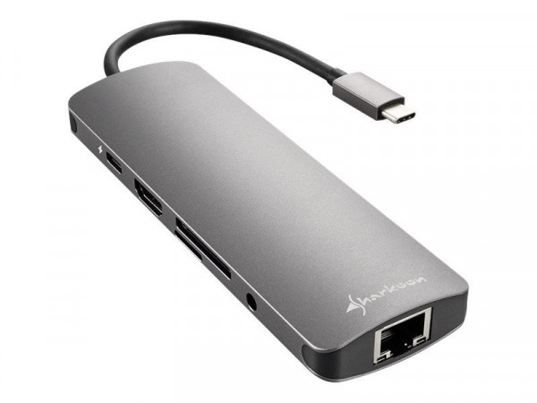 Sharkoon Combo Adapter USB 3.0 Type C grau