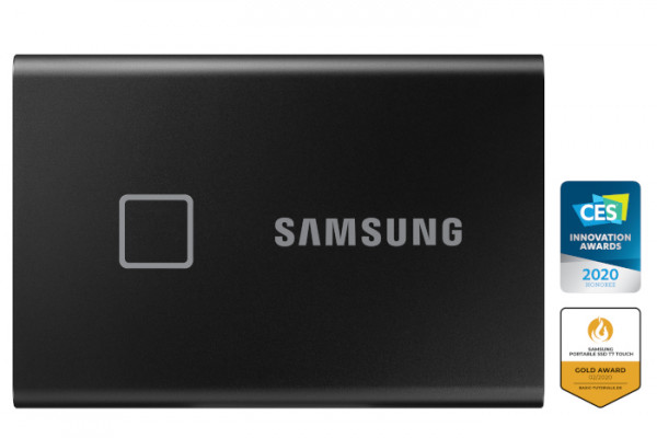 SSD 500GB Samsung Portable SSD T7 Touch USB3.2 black