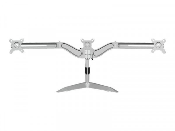 Monitor Arm IcyBox 3 Monitore bis zu 24"/6kg neig&schw (si)