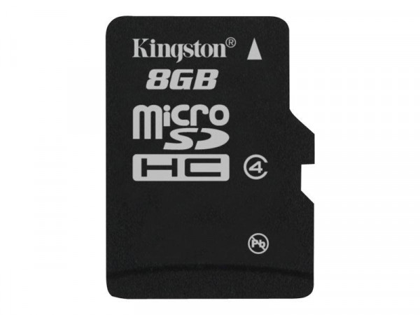 SD MicroSD Kingston MicroSD HCCard 8GB Class 4