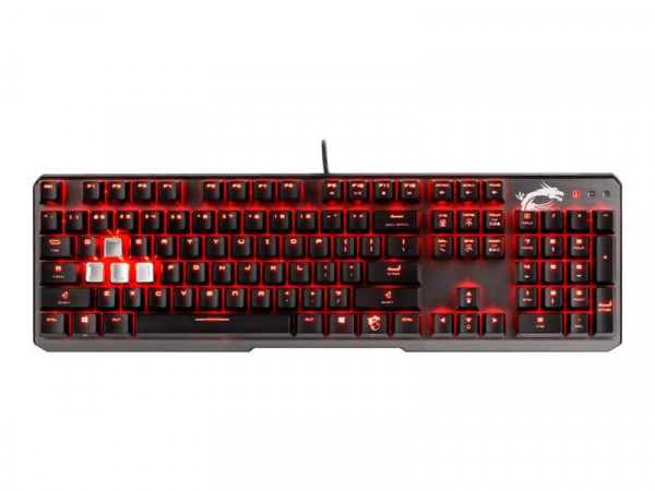 Tastatur MSI Vigor GK-60 CR Gaming Keyboard, verkabelt